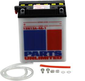 68782 Parts Unlimited Pu Conventional Battery Kit 12v For Kawasaki Klt200a/klt250p/prairie 250