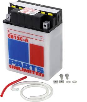 Cb12c-a-fp Parts Unlimited 71925 Heavy Duty Battery Kit 12v Fits Yamaha