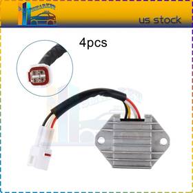 5tg-81960-00-00 Partsmarket Pt8365071am 4pcs Voltage Regulator Rectifier 12v Fit For Yamaha Yfz 450 2009