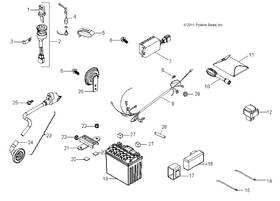 0454701 Polaris Terminal Battery Cap Genuine Oem Part Qty 1