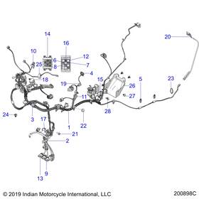 2414907 Polaris Truck Chassis Harness Genuine Oem Part Qty 1