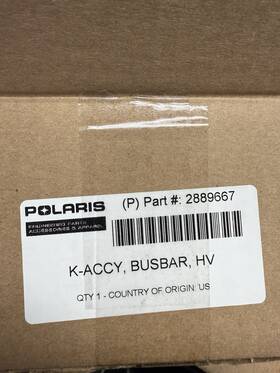 2889667 Polaris High Voltage Busbar Part #