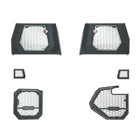 2891255 Polaris Stainless Steel Audio Grilles By Rockford Fosgate Rzr Pro Xp