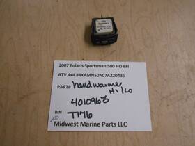 4010963 Polaris 2007 Sportsman 500 Atv 4x4 Hand Warmer Hi/lo T176