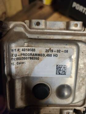 4018503 Polaris 2019 Sportsman 450 Ecm / Ecu