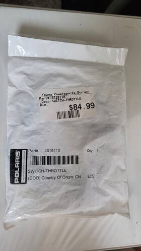 4019110 Polaris Switch-throttle