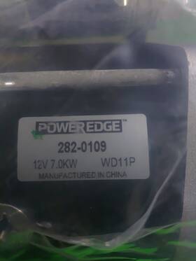 292-0190 Poweredge 292-0190. Wd11p Heavy Duty Starter 282-0190 12v 7.0 Kw