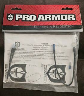Y022001 Pro Armor Kill Switch Installation Kit Blk Yfz 450 New Unopened Package