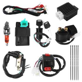 Pro Bat Dhsmwh002full-1 110cc Atv Wiring Harness Kit For Most 50cc 70cc 90cc 125cc Ch Inch