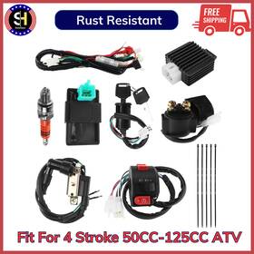 Dhsmwh002full Pro Bat Atv Wiring Harness Kit For Most 50cc 70cc 90cc 110cc 125cc Cdi Quad Bike