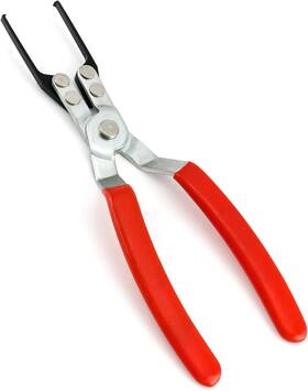 Wd-7549 Qwork Relay Puller Plier 9-1/16 Inch Long 3-3/4 1 Pc Red Silver Black