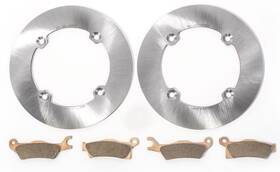 F-83800 Race-driven 2016 2017 Can-am Renegade 1000r 4x4 Rear Mudrat Brake Rotors And Pads