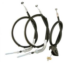 L-15182 Race-driven Front Brake Cables Upper And Lower Fits 2000 Yamaha Timberwolf Yfb250 4x4