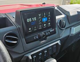Rw-gmr7v1-m065b-25 Recreational Watts 2018 -2024 Polaris Ranger Xp 1000 Radio Kit - Mb Quart 7 Inch Touch Screen