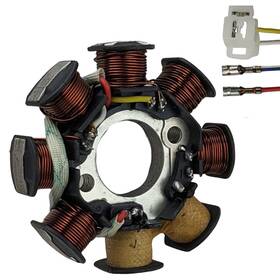 Redcap 600170698443 8 Coil Stator Cdi Plug Gy6 Ignition Repair Kit For 125cc 150cc Scooter Atv