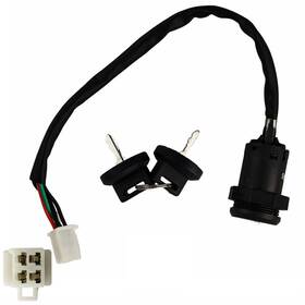 Key-0019 Redcap Atv Ignition Switch 4 Wire Key Fit 50cc 250cc Taotao Sunl Roketa Dirt Bike
