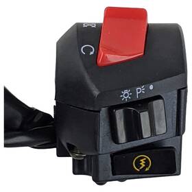 Mc-54-250b Redcap Swtc-0261 7-wire Handlebar Switch With Kill Start On/off For Taotao Roketa Sunl