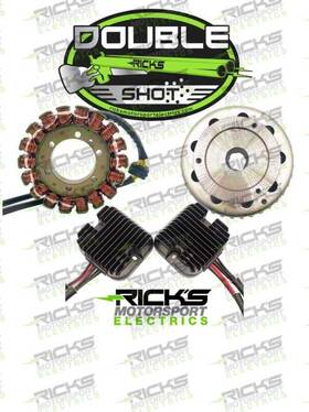 2112-1737 Ricks Motorsport Electric 99-500h Double Shot Charging Kit 269422