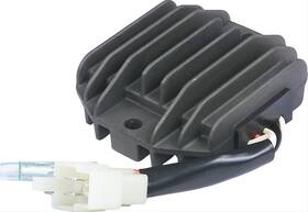 27-10227h Ricks Motorsport Electrics Voltage Regulator Hot Shot 12 V Aluminum Black Fits Suzuki Each