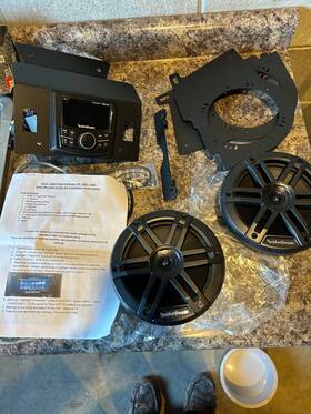 Rw-m065b-18 Rockford Fosgate 2018-2024 Polaris Ranger Xp 1000 Dash Audio Radio Kit - Pmx-1