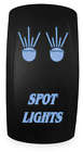 Rs-body-bl Modquad Switch Body Led Dbl