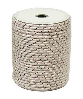 Sm-11033b-1 Sp1 Spi-sport Part Nylon Starter Rope - Polyester White/red 11/64 Inch