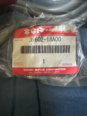 39602-18a00 Suzuki New Genuine Plug Assembly Power Source Nos