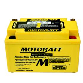 Mbtz10s-6 Suzuki Motobatt Agm Battery 07-11 For Ltz 90 Quadsport 2006-11 Ltr 450 Quadracer