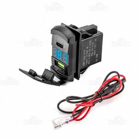 Ta 70204039 Charger Voltmeter Rocker Switch Usb/type-c Pd For Iphone 15 14 13 12 Pro Max