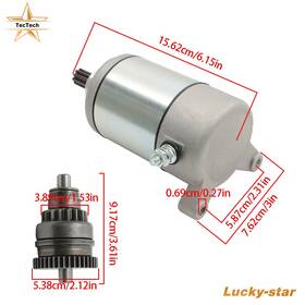 Luc3668152 Tectech New Engine Starter And Drive For Polaris Sportsman 500 Ho Efi Rse 1996-2012 Atv
