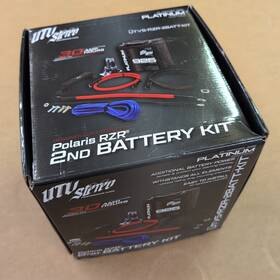 Utv Stereo 855682008390 Dual 2nd Battery Upgrade Kit Polaris Xp1000 Xp 1000 Xp4 Rzr 2014