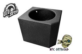 Utvs-rng-enc-pass-1 Utv Stereo Polaris Ranger 1500 10 Inch Passenger Subwoofer Sub Enclosure Unloaded