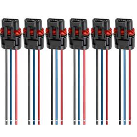 Wotravelpal Yt003 6 Pack Power Plug Connectors For Polaris Pulse Bar Wiring Rzr General Xp 1000