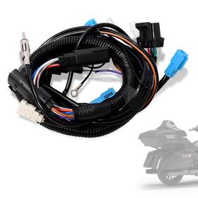 Tk-g-0211 Wowtk Rear Trunk Tour Pack Wiring Harness Kit For Harley Touring Electra Glid