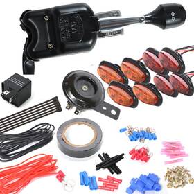 X-light 699958776466 Diy Universal Atv Utv 4x4 Off Road Buggy Street Legal Led Lights Turn Signal Kit