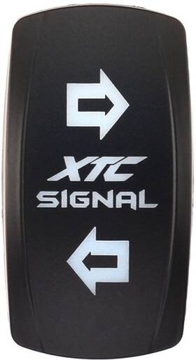 Xtc Power Sw00-00117023 Dash Switch Rocker Face Plate Turn Signal Vertical