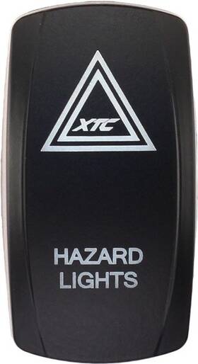 Sw00-00119013 Xtc Power Dash Switch Rocker Face Plate Hazards