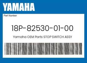 18p-82530-01-00 Yamaha Genuine Stop Switch Assy -