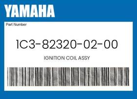 1c3-82320-02-00 Yamaha Genuine Ignition Coil Assy -