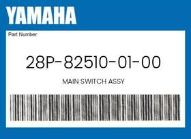 28p-82510-01-00 Yamaha Genuine Main Switch Assy -