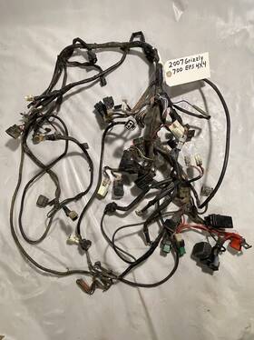 3b4-82590-00-00 Yamaha 2007 Grizzly 700 Fi Eps 4x4 Oem Wire Harness Include All Relay Batt Cable