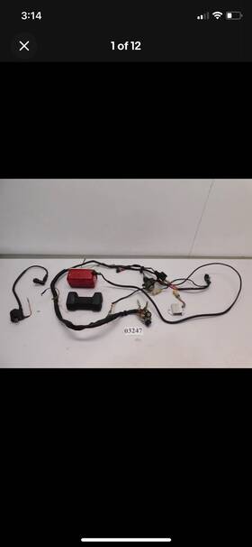 3gc-82590-00-00 Yamaha 3gc825900000 1989 Moto 4 Yfm200 Oem Wire Harness Assembly
