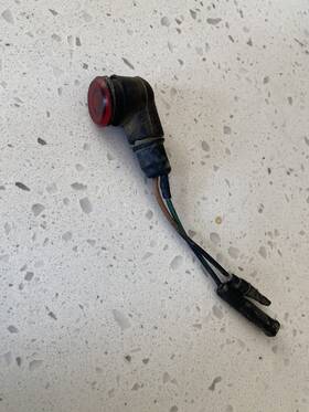 52g-83530-10-00 Yamaha Tri Z 250 Oem Dash Red Temperature Indicator Light Lamp Bulb Cover Wiring