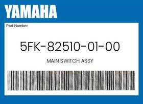5fk-82510-01-00 Yamaha Genuine Main Switch Assy -