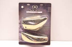 5s7-f17b0-u0-00 Yamaha New Oem Chrome Battery Side Cover Kit Nos