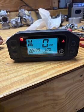 5ug-83500-12 Yamaha 2004-2006 Rhino 660 Speedometer Cluster 2229 Miles