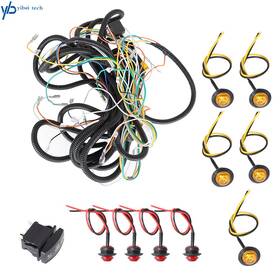 Yi167727t Yibei-tech Universal Rocker Switch Turn Signal Lamp Kit For Polaris Ranger 150 400 425 500