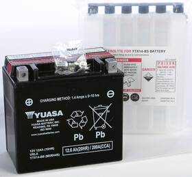Ytx14-bs Yuasa 048493329819 New Maintenance Free Vrla Atv Battery 49-1964