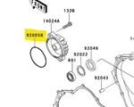 Kawasaki Oem Oil Filter Cover O-ring Atv Bayou 220 250 300 Lakota 92055-1433. Fixed Price $10.41.