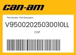 Can-am Genuine Clip V95002025030010LL. Fixed Price $13.03.